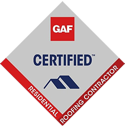 GAF Certified Resiential Roofing Contractor Logo