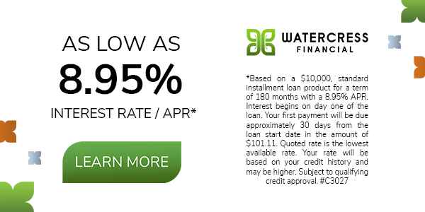 Watercress Financial Loan Banner